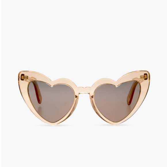 NWT - Saint Laurent - Lou Lou Sunglasses - 54mm - Nude